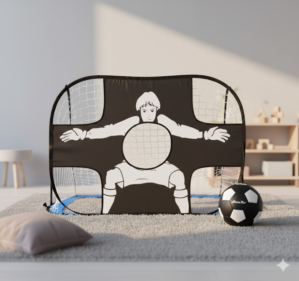 CICHY MISTRZ: Zestaw Treningowy 2w1 (Bramka + Piłka)